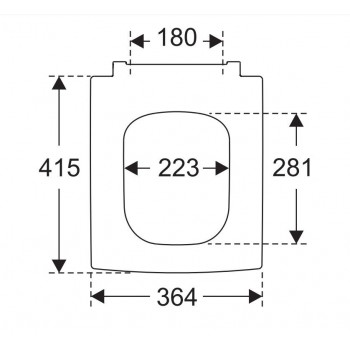 Pachet vas WC suspendat 4633R001 cu capac 8M24S101si bideu suspendat 44330001, Memento 2.0 Villeroy&Boch - 8