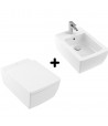 Pachet vas WC suspendat 4633R001 cu capac 8M24S101si bideu suspendat 44330001, Memento 2.0 Villeroy&Boch - 1