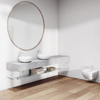 Pachet lavoar pe blat Artis Villeroy&Boch, 41794301si baterie Kludi Balance crom, 522980575 - 6