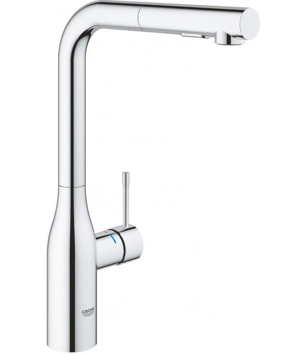 Baterie bucatarie cu dus extractibil, Essence Grohe, crom, 30270000 - 1
