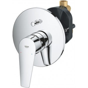 Baterie cada incastrata, Grohe BauEdge New, corp ingropat inclus, crom, 29079001 - 4