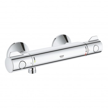 Baterie dus cu termostat, Grohe Grohtherm 800, crom, 34558000 - 1