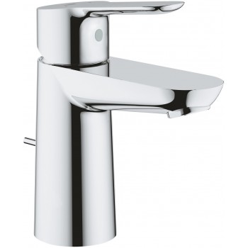 Baterie lavoar cu ventil pop-up, Grohe BauEdge S, crom, 23328000 - 1