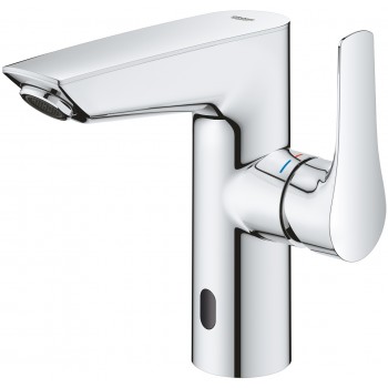 Baterie lavoar electronica hibrid, Grohe Eurosmart, cu senzor, crom, 23975003 - 4