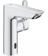 Baterie lavoar electronica hibrid, Grohe Eurosmart, cu senzor, crom, 23975003 - 1