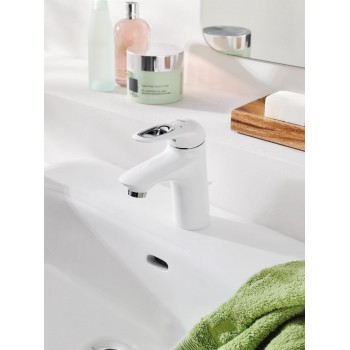 Baterie lavoar cu ventil pop-up, Grohe Eurostyle New S, alb, 33558LS3 - 2