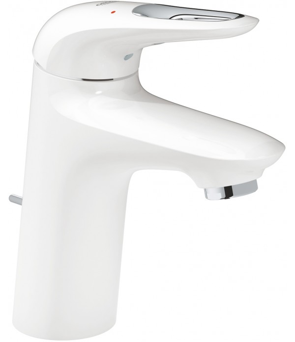 Baterie lavoar cu ventil pop-up, Grohe Eurostyle New S, alb, 33558LS3 - 1