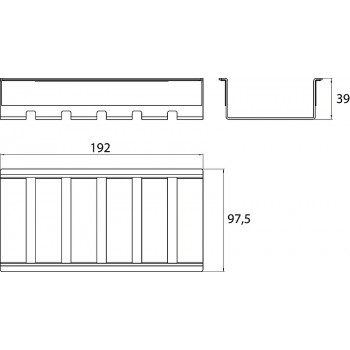 Suport pentru etajera, Emco Liaison, crom, 184500100 - 3