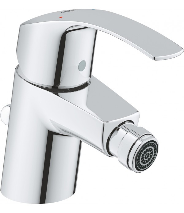 Baterie bideu cu ventil pop-up, Grohe Eurosmart S, crom, 32929002 - 1