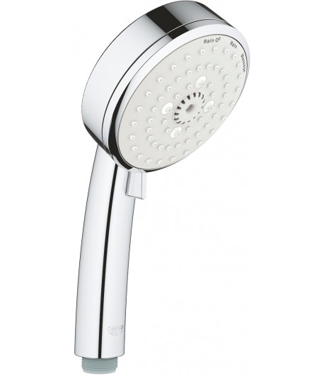 Para de dus, Grohe Tempesta Cosmopolitan New 100, cu 3 tipuri de jet, crom, 27574002 - 1