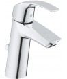 Set baterii, Grohe Eurosmart, cu baterie lavoar, baterie dus, set de dus Tempesta 100, crom, 23322001+33555002+27853001 - 2