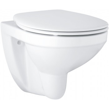 Set vas WC suspendat, Grohe Bau Ceramic, cu capac de WC, alb, 39497000 - 1