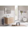 Vas WC rimless suspendat, Grohe Euro Ceramic, finisaj Pure Guard, spalare Triple Vortex, alb, 3920600H - 2