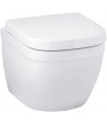 Vas WC rimless suspendat, Grohe Euro Ceramic, spalare Triple Vortex, alb, 39206000 - 3