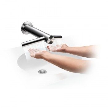 Baterie de lavoar cu functie de uscator, Dyson Airblade Wash+Dry, crom mat, WD06 - 5