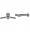 Baterie de lavoar cu functie de uscator, Dyson Airblade Wash+Dry, crom mat, WD06 - 8