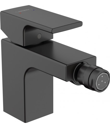 Baterie bideu cu ventil pop-up, Hansgrohe Vernis Shape, negru mat, 71211670 - 1