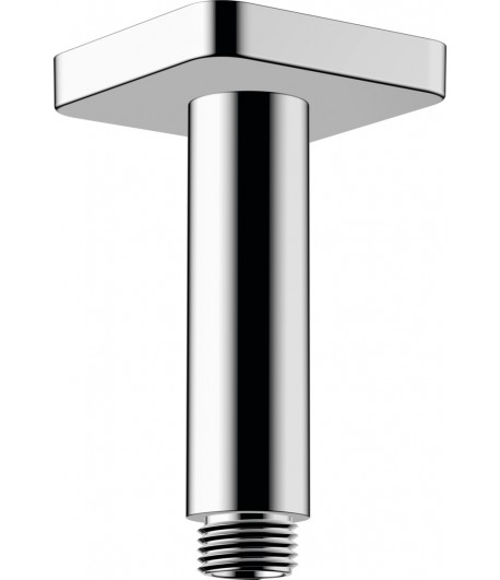 Brat de dus, Hansgrohe Vernis Shape, 10cm, montare pe tavan, crom, 26406000 - 1
