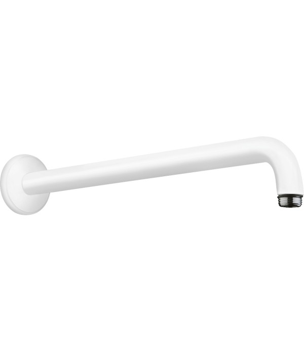 Brat de dus, Hansgrohe Croma, 39cm, montare pe perete, alb mat, 27413700 - 1