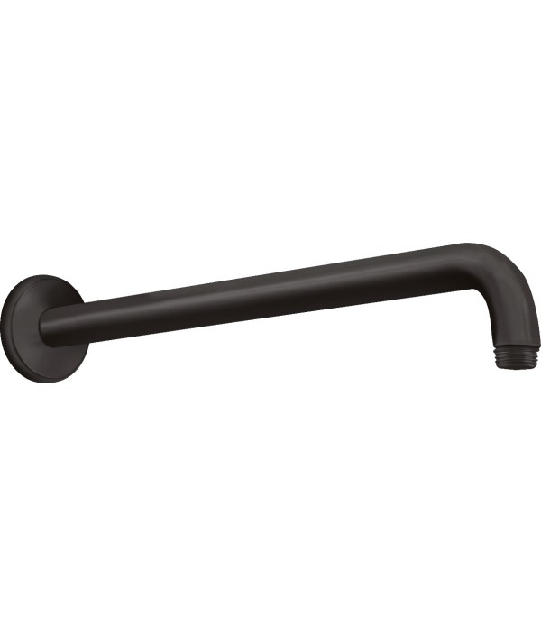 Brat de dus, Hansgrohe Croma, 39cm, montare pe perete, negru mat, 27413670 - 1