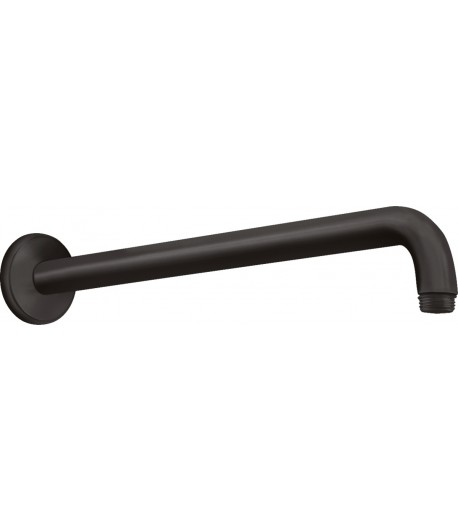 Brat de dus, Hansgrohe Croma, 39cm, montare pe perete, negru mat, 27413670 - 1