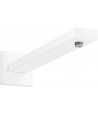 Brat de dus, Hansgrohe Rainfinity Square, 39cm, montare pe perete, alb mat, 27694700 - 1