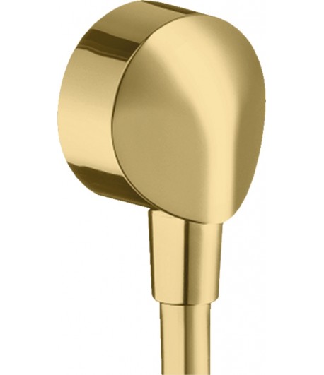 Conector dus, Hansgrohe FixFit E, gold optic lustruit, 27454990 - 1