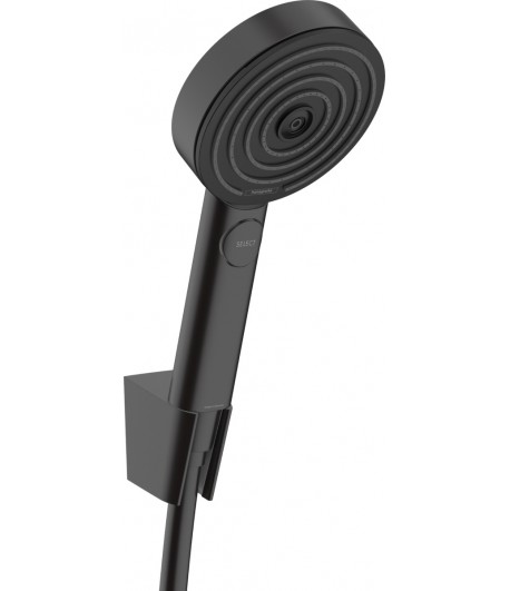 Set de dus, Hansgrohe Pulsify Select 150, 3 tipuri de jet, agatatoare, negru mat, 24302670 - 1