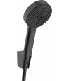 Set de dus, Hansgrohe Pulsify Select 150, 3 tipuri de jet, agatatoare, negru mat, 24302670 - 1