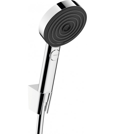 Set de dus, Hansgrohe Pulsify Select 150, 3 tipuri de jet, agatatoare, crom, 24302000 - 1