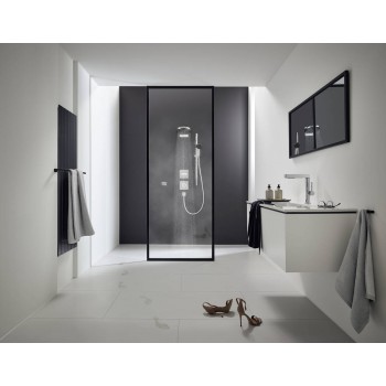 Set de dus, Hansgrohe Pulsify Select 150, 3 tipuri de jet, bara 90 cm, alb mat, 24170700 - 3