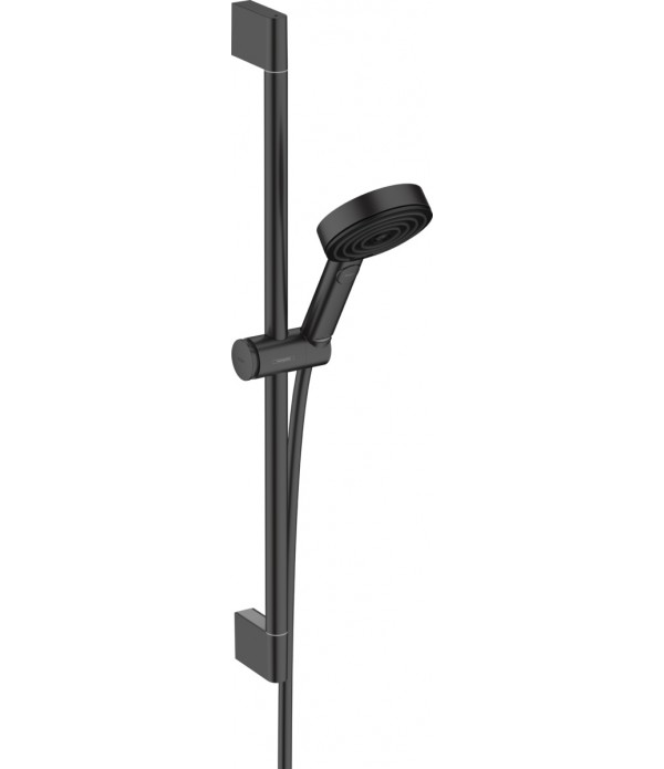 Set de dus, Hansgrohe Pulsify Select 150, 3 tipuri de jet, bara 65 cm, negru mat, 24160670 - 1