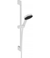 Set de dus, Hansgrohe Pulsify Select 150, 3 tipuri de jet, bara 65cm, alb mat, 24160700 - 1