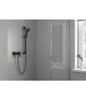 Set de dus, Hansgrohe Vernis Blend Vario 100, cu 2 tipuri de jet, negru mat, 26422670 - 2