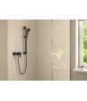 Set de dus, Hansgrohe Vernis Blend Vario 100, cu 2 tipuri de jet, negru mat, 26422670 - 3