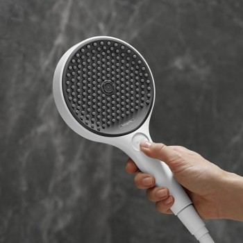 Para de dus, Hansgrohe Rainfinity 130, 3 tipuri de jet, alb mat, 26864700 - 3
