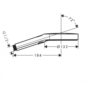 Para de dus, Hansgrohe Rainfinity 130, 3 tipuri de jet, alb mat, 26864700 - 5