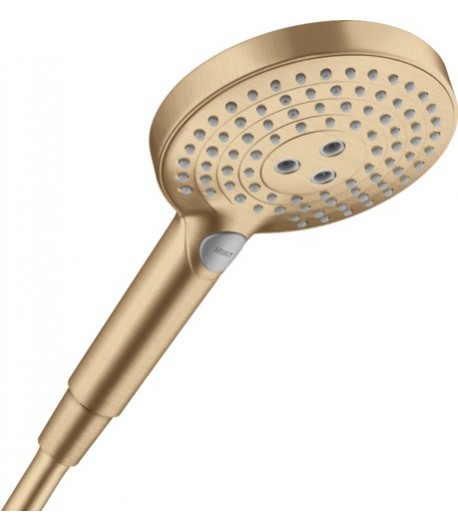 Para de dus, Hansgrohe Raindance Select S 120, 3 tipuri de jet, bronz periat, 26530140 - 1