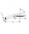 Para de dus, Hansgrohe Raindance Select S 120, 3 tipuri de jet, gold optic lustruit, 26530990 - 3