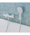 Para de dus, Hansgrohe Raindance Select S 120, 3 tipuri de jet, alb mat, 26530700 - 5