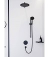 Para de dus, Hansgrohe Raindance Select S 120, 3 tipuri de jet, negru mat, 26530670 - 3