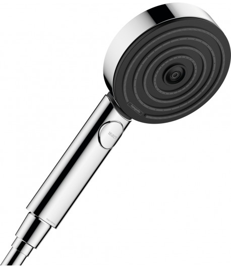 Para de dus, Hansgrohe Pulsify Select 105 Relaxation, cu 3 tipuri de jet, crom, 24110000 - 1