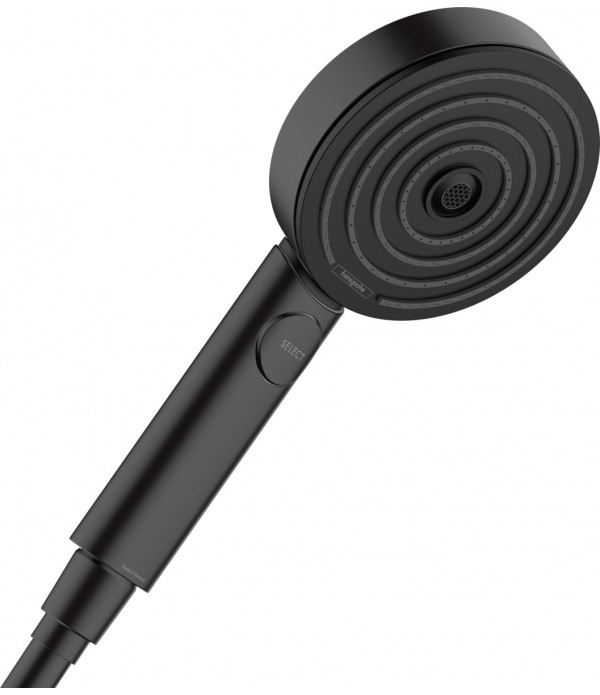 Para de dus, Hansgrohe Pulsify Select 105 Activation, cu 3 tipuri de jet, negru mat, 24100670 - 1