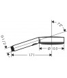 Para de dus, Hansgrohe Pulsify Select 105 Activation, cu 3 tipuri de jet, alb mat, 24100700 - 1