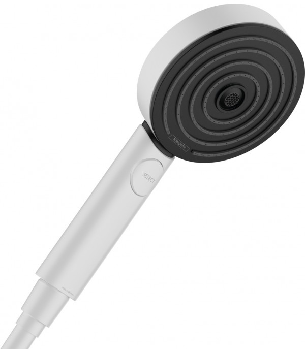 Para de dus, Hansgrohe Pulsify Select 105 Activation, cu 3 tipuri de jet, alb mat, 24100700 - 2