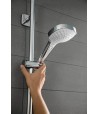 Para de dus, Hansgrohe Croma Select E Multi, cu 3 tipuri de jet, crom, 26810400 - 2