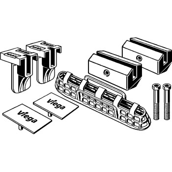 Set de accesorii pentru rigola, Viega Advantix, crom periat, 686383 - 2