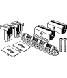 Set de accesorii pentru rigola, Viega Advantix, crom periat, 686383 - 2