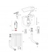 Garnitura plata pentru rezervor aparent Geberit AP117, 816.418.00.1 - 3