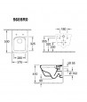 Set vas WC rimless suspendat, Villeroy&Boch Architectura DirectFlush, cu capac inchidere lenta si rezervor Geberit Duofix - 4